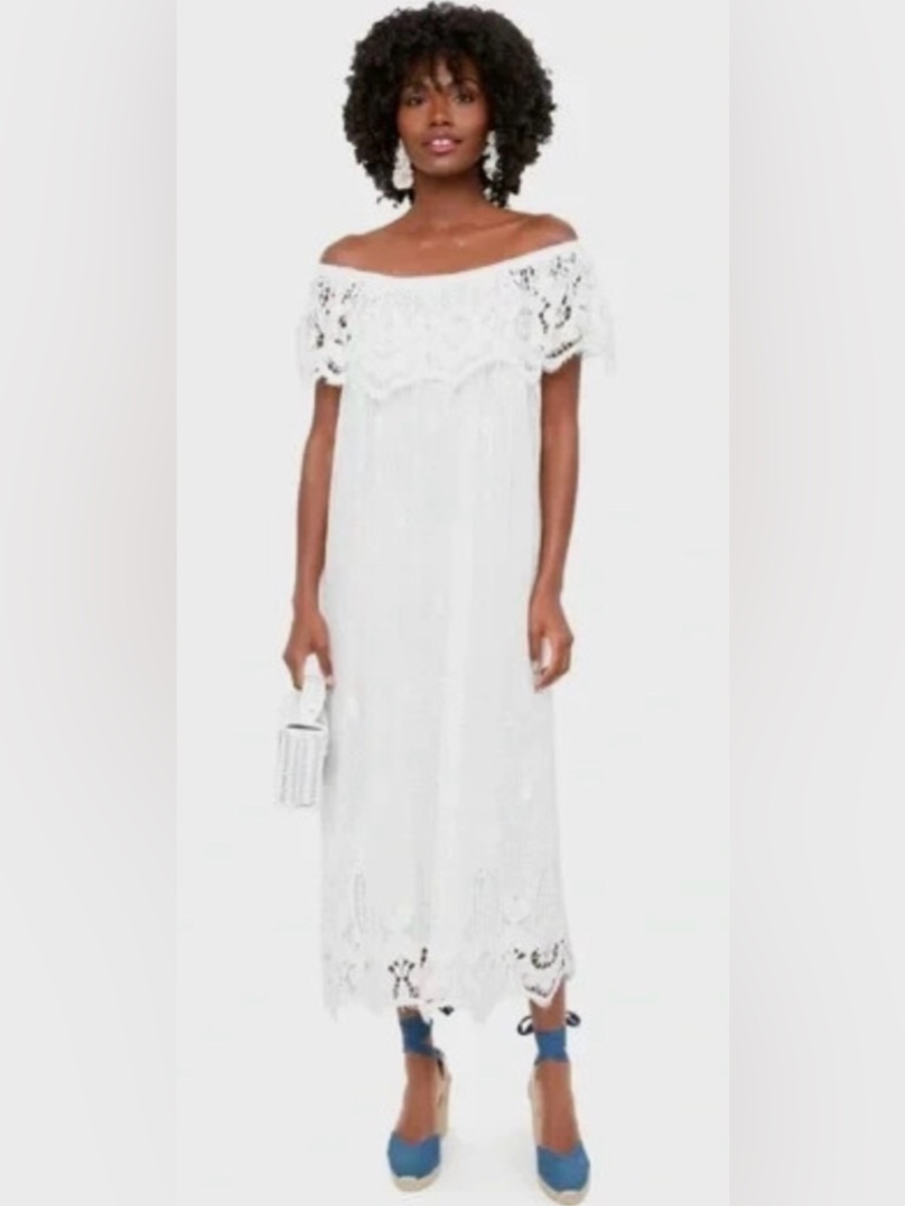Tuckernuck White Lace Avalon Cotton Dress Size Small NWT
